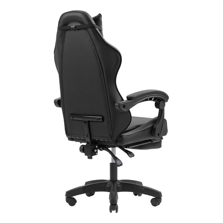 Silla Gamer Mars Gaming Mgcxbk Negra Reclinable Reposabrazos Ajustable Reposapies Cojines