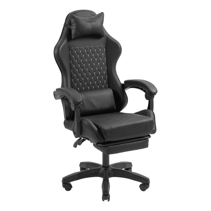 Silla Gamer Mars Gaming Mgcxbk Negra Reclinable Reposabrazos Ajustable Reposapies Cojines