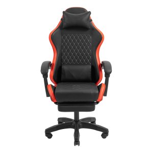Silla Gamer Mars Gaming Mgcxbbl Negra Y Roja Reclinable Reposabrazos Ajustable Reposapies Cojines 2