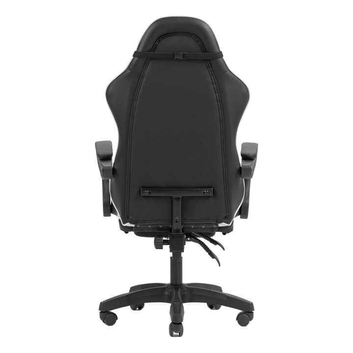 Silla Gamer Mars Gaming Mgcxbbl Negra Y Blanca Reclinable Reposabrazos Ajustable Reposapies Cojines
