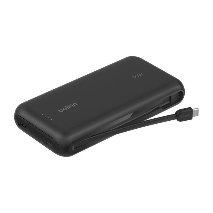 Powerbank Belkin Bpb024hqbk Cable Usb-c Integrado Negro 20000 Mah 1xusb-c 1xusb-a 30w