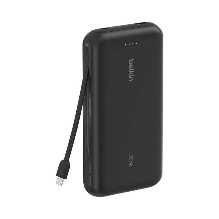 Powerbank Belkin Bpb024hqbk Cable Usb-c Integrado Negro 20000 Mah 1xusb-c 1xusb-a 30w