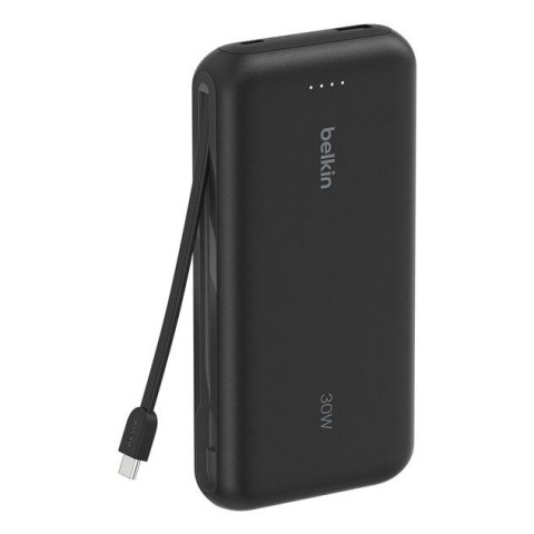 Powerbank Belkin Bpb024hqbk Cable Usb-c Integrado Negro 20000 Mah 1xusb-c 1xusb-a 30w