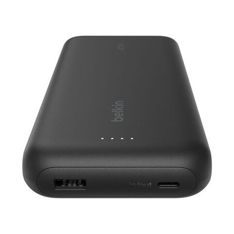 Powerbank Belkin Bpb024hqbk Cable Usb-c Integrado Negro 20000 Mah 1xusb-c 1xusb-a 30w