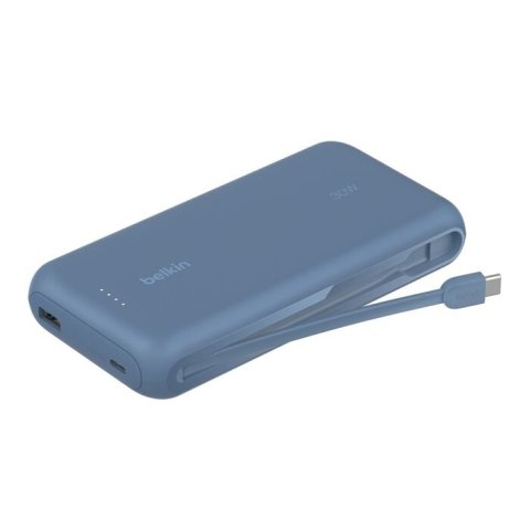 Powerbank Belkin Bpb024hqbl Cable Usb-c Integrado Azul 20000 Mah 1xusb-c 1xusb-a 30w