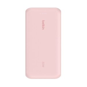 Powerbank Belkin Bpb024hqpk Cable Usb-c Integrado Rosa 20000 Mah 1xusb-c 1xusb-a 30w