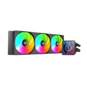 Sistema De Refrigeracion Liquida Mars Gaming Mlvisionpro360 Negro 3x120mm Argb Tpd 600w Lcd Intel Y Amd 2