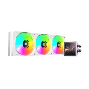 Sistema De Refrigeracion Liquida Mars Gaming Mlvisionpro360 Negro 3x120mm Argb Tpd 600w Lcd Intel Y Amd