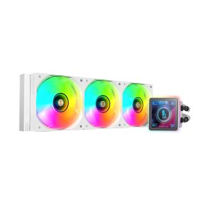 Sistema De Refrigeracion Liquida Mars Gaming Mlvisionpro360 Negro 3x120mm Argb Tpd 600w Lcd Intel Y Amd 2