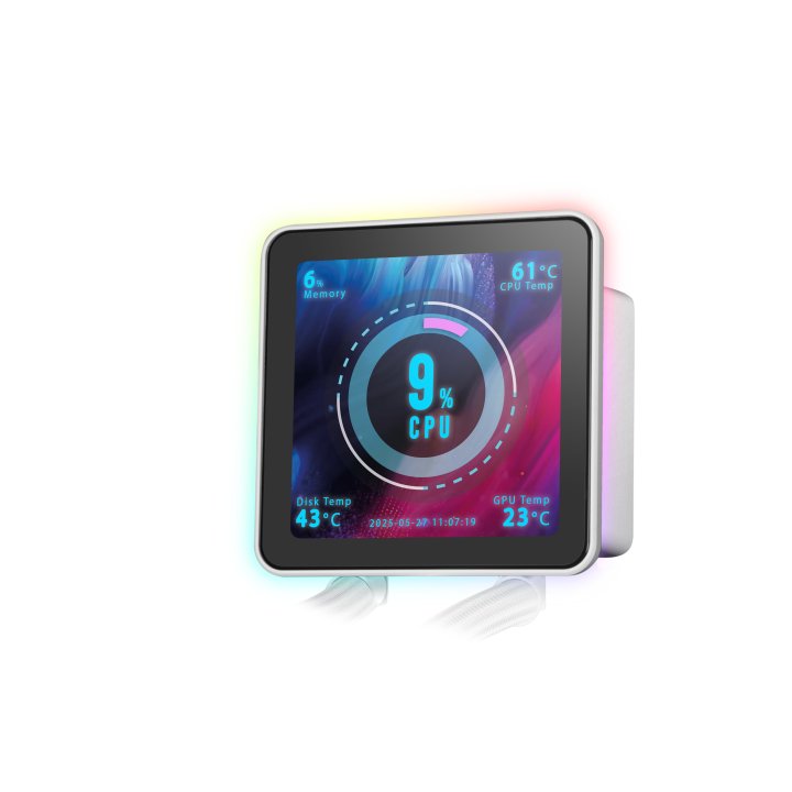 Sistema De Refrigeracion Liquida Mars Gaming Mlvisionpro360 Negro 3x120mm Argb Tpd 600w Lcd Intel Y Amd