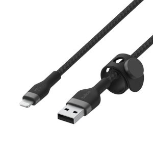 Cable Usb-a A Lightning 3m Belkin Caa010ds3mbk Trenzado... 2