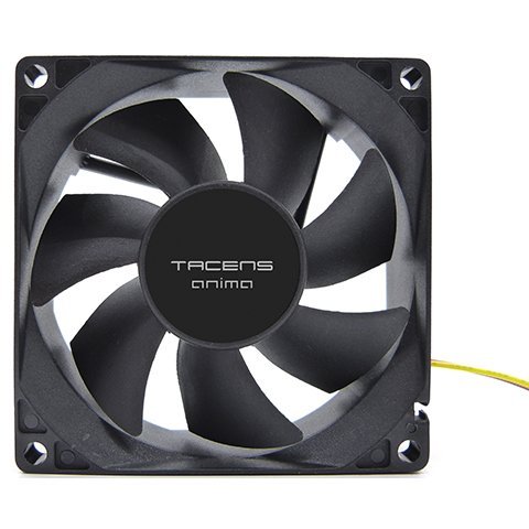 Ventilador Interno Tacens Anima Af8x2 8x8 Bajo Ruido 12db, Fluxus Bearing Pack  2 Negro