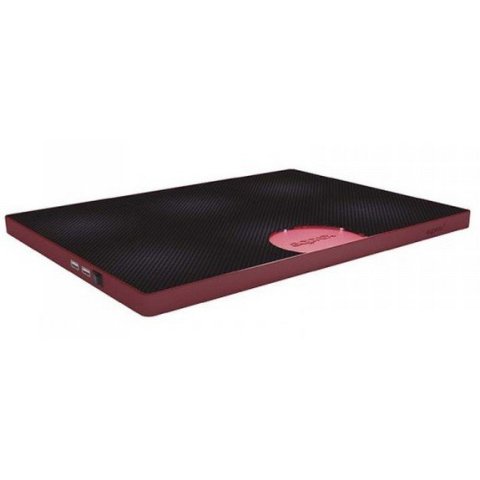 Base De Refrigeracion Para Portatiles Approx Con Leds - 2 Ventiladores - Puertos Usb E Interruptorcolor Rojo