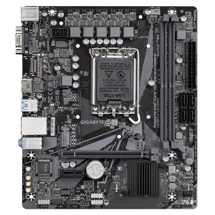 Pb Gigabyte H610m H V3 Ddr4 M-atx Skt 1700...