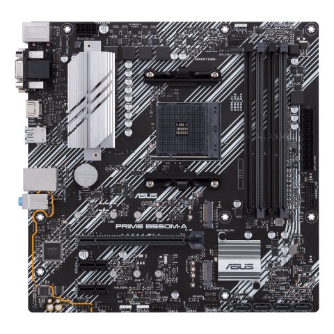Pb Asus Prime B550m-a csm Skt Am4 M-atx Ddr4-3200mhz Hdmi Dvi Vga 1xpcie 4.0 3pcie 3.0 3xm.2 Glan 8usb3.2