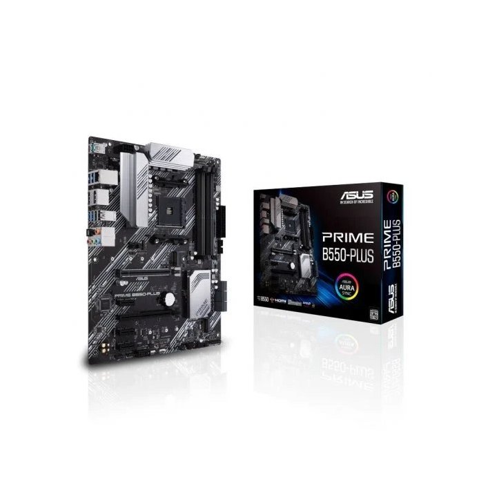 Pb Asus Prime B550-plus Skt Am4 Atx 4ddr4-3200mhz Dp Hdmi 5pcie 2m.2 Raid Languard 2usb-a-c 4usb3.2