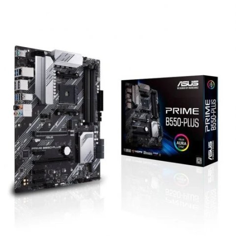 Pb Asus Prime B550-plus Skt Am4 Atx 4ddr4-3200mhz Dp Hdmi 5pcie 2m.2 Raid Languard 2usb-a-c 4usb3.2
