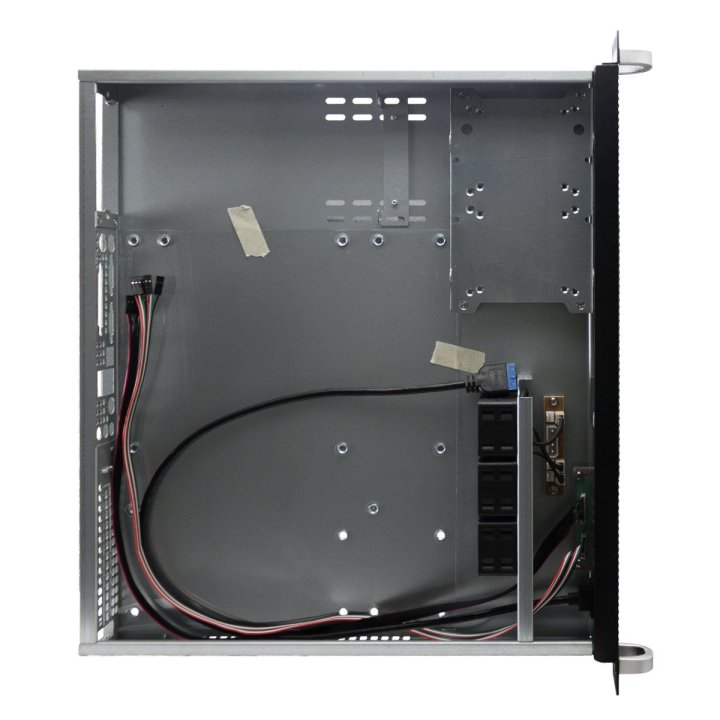 Caja Rack 19" 1u Unykach Uk1029 Filtro Frontal Antipolvo Usb 2.0 Y 3.0