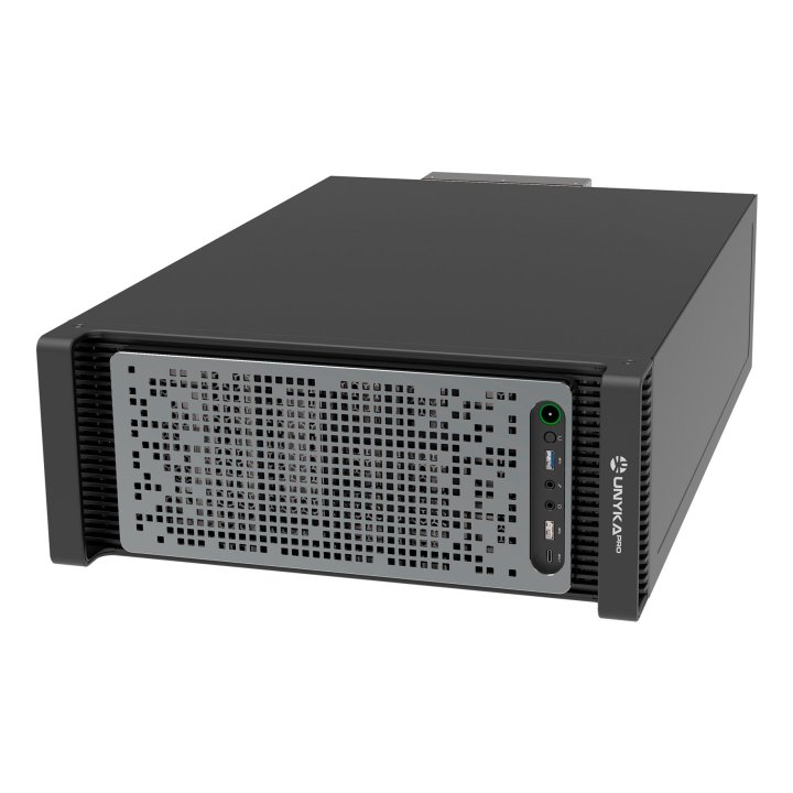 Caja Rack 19" Unykach Uk80.40.630 4u Admite 4 Gpus 8 Bahias 3.5" Y 2 De 2.5" 2xusb 3.0 1x Usb-c 3.1 Atx