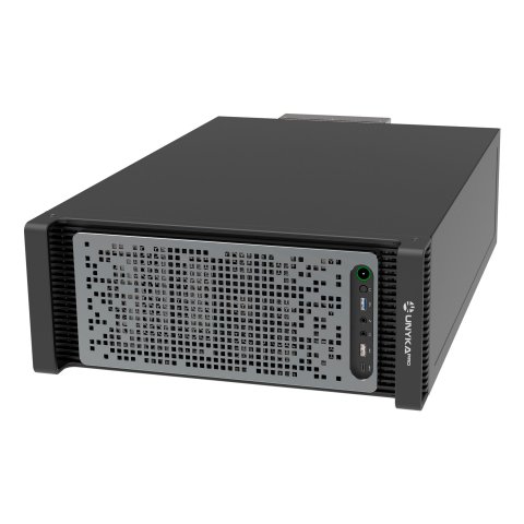 Caja Rack 19" Unykach Uk80.40.630 4u Admite 4 Gpus 8 Bahias 3.5" Y 2 De 2.5" 2xusb 3.0 1x Usb-c 3.1 Atx