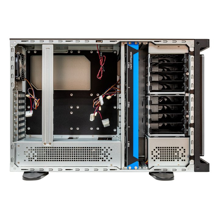 Caja Rack 19" Unykach Uk80.40.630 4u Admite 4 Gpus 8 Bahias 3.5" Y 2 De 2.5" 2xusb 3.0 1x Usb-c 3.1 Atx