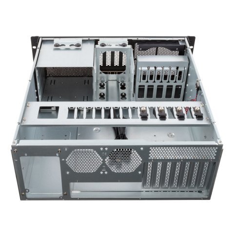 Caja Rack 19" 4u Unykach Uk4329 Rejilla Frontal Con Filtro Antipolvo Usb 3.0 Y Usb Type C 2ªgen