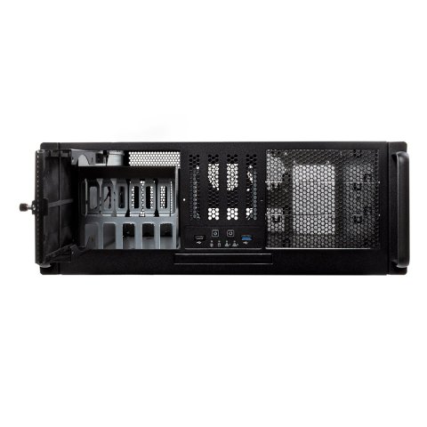 Caja Rack 19" 4u Unykach Uk4329 Rejilla Frontal Con Filtro Antipolvo Usb 3.0 Y Usb Type C 2ªgen