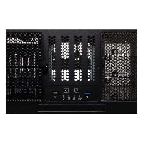 Caja Rack 19" 4u Unykach Uk4329 Rejilla Frontal Con Filtro Antipolvo Usb 3.0 Y Usb Type C 2ªgen