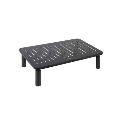 Soporte Elevador Para Monitor Tqmr086 Regulable Hasta 140mm Max. 20kg Color Negro