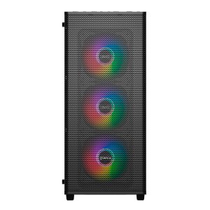 Caja Atx Semitorre Gaming Unykach Mir100 Atx Uk 511303 Color Negro Panel Lateral Cristal Templado 4vgb 120mm 2xusb 3.0