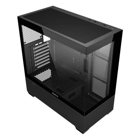 Caja Atx Unyka Revelat Gaming Black 2usb3,0 1usb-c Gen2