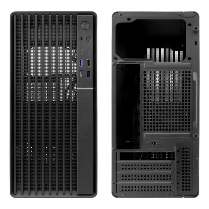 Caja Microatx Coolbox M840 Gpu 265mm 1x3.5 2x2.5 Color Negro