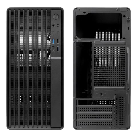 Caja Microatx Coolbox M840 Gpu 265mm 1x3.5 2x2.5 Color Negro