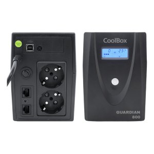 Sai Coolbox Guardian 3 800va Con Lcd 480w 2xschuko Color Negro  2