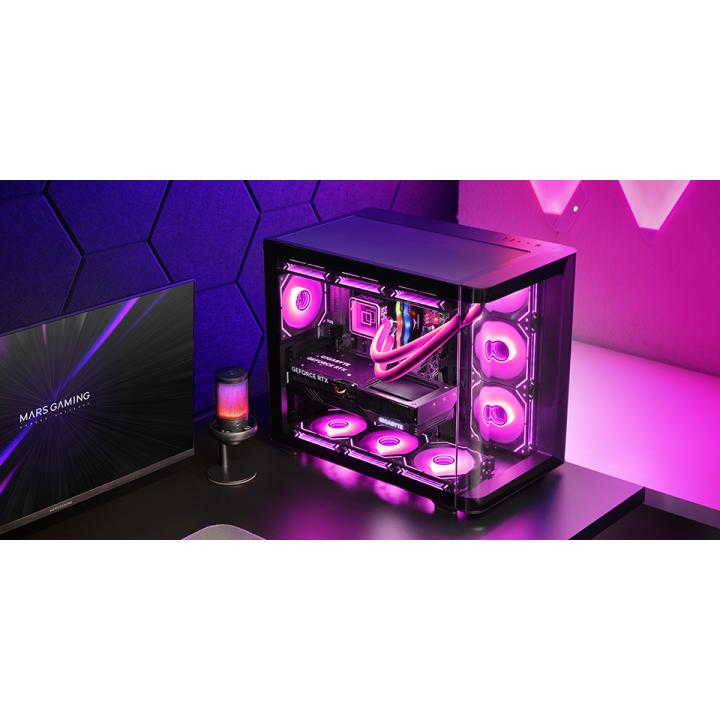Caja Atx Semitorre Gaming Mars Gaming Mcfusion...