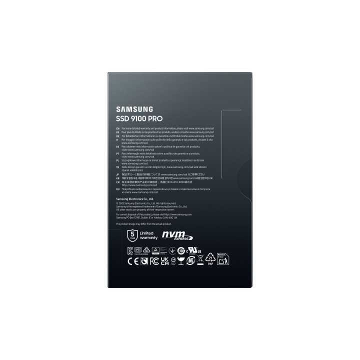 Disco M.2 Nvme 2tb Samsung 9100pro Mz-vap2t0bw  Pcie 5.0 Read 7450mbps Write 13300mbps