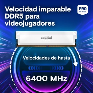 Ddr5 16gb 6400mhz Crucial Pro Cp16g64c38u5w (blanca) 2