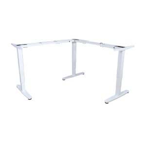 Estructura Mesa Escritorio Forma L Trile Motor Color Blanco