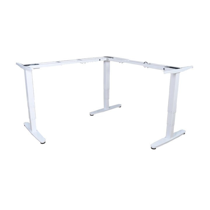 Estructura Mesa Escritorio Forma L Trile Motor Color Blanco