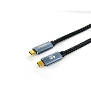 Cable Usb-c Macho Usb-c Macho Usb 3.2 2m Transferencia 10g 5a  4k (100w) Color Negro 2