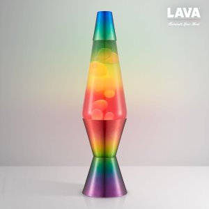 Lampara De Lava Classica 2513eu Arcoiris  2