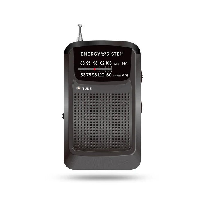 Radio Portatil Am/fm Energy Sistem Salida De Minijack 3.5 Para Auriculares. Funciona Con Pila Aaa 