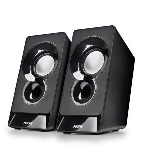Altavoces 2.0 Ngs Sb210 Alimentacion Usb Jack 3.5mm 12w Control De Volumen Color Negro