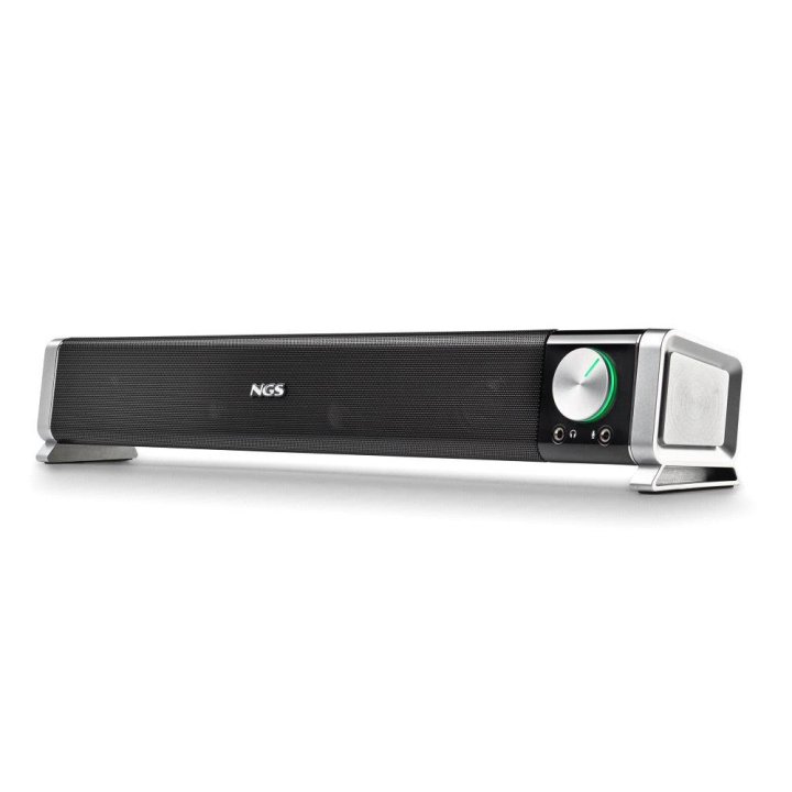 Barra De Sonido Bluetooth Ngs Sb500-bt 20w Alimentado Por Usb Jack 3.5 Control De Volumen Negro