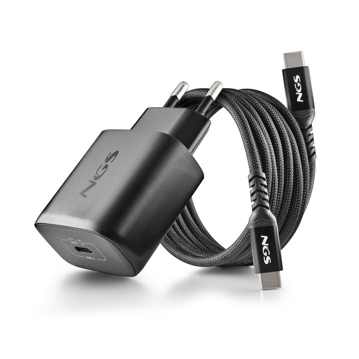 Cargador De Pared Ngs Bud 45w Gan 1xusb-c Incluye Cable De Carga