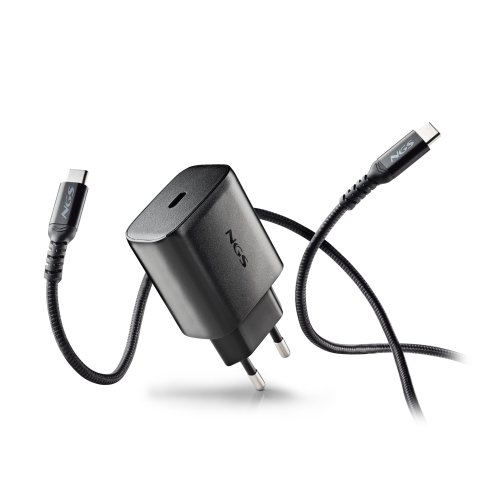 Cargador De Pared Ngs Bud 65w Gan 1xusb-c Incluye Cable De Carga