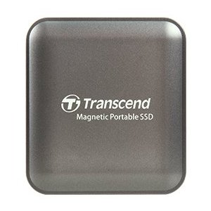 Disco Ssd Externo 2tb Transcend Magnetico (magsafe) Usb-c Read write 2000mb s Color Negro