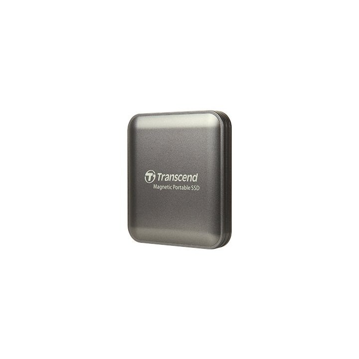 Disco Ssd Externo 2tb Transcend Magnetico (magsafe) Usb-c Read write 2000mb s Color Negro