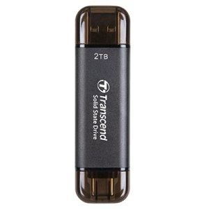 Memoria Usb-c usb-a 2tb Transcend Ssd Usb 10gbps Escritura 950mb s Lectura 1050mb s

