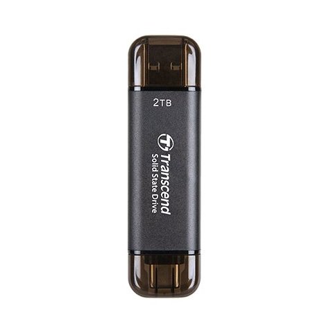 Memoria Usb-c usb-a 2tb Transcend Ssd Usb 10gbps Escritura 950mb s Lectura 1050mb s
